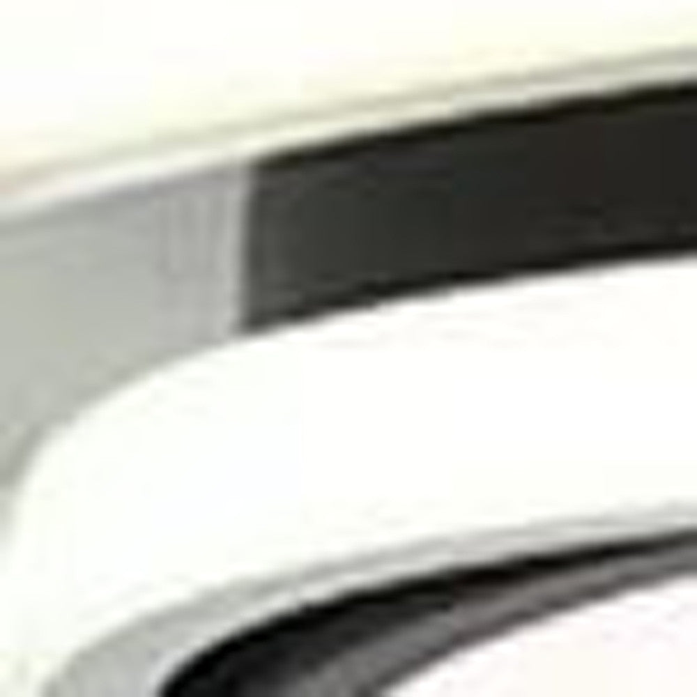 Asymmetric White Ceiling Lamp & Fan
