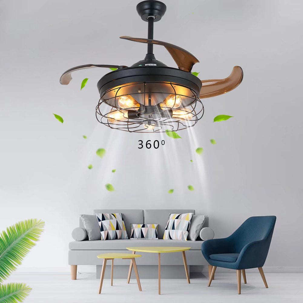 Industrial Caged Ceiling Fan
