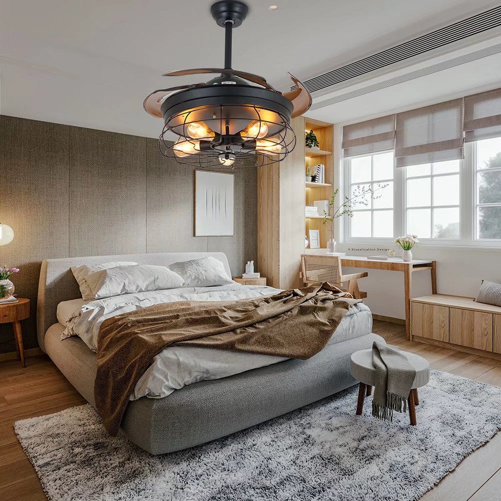 Industrial Caged Ceiling Fan