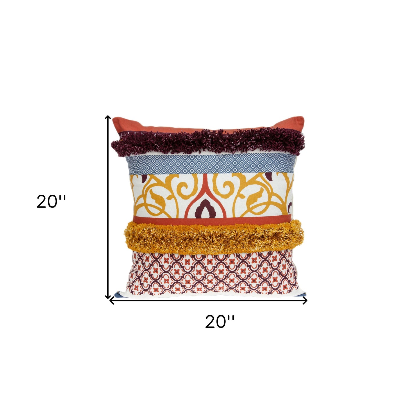 Quatrefoil Cotton Pillow