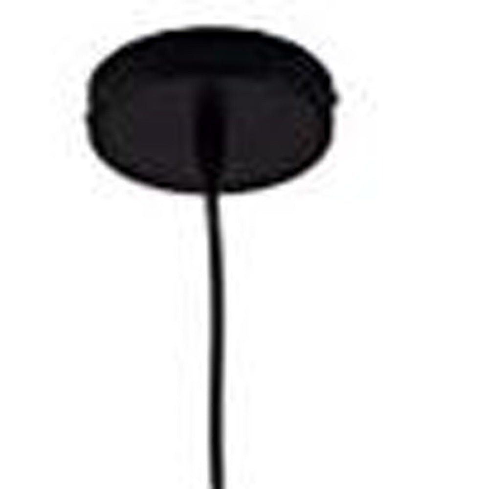 Black Cage Modern Industrial Single Bulb Hanging Pendent Light