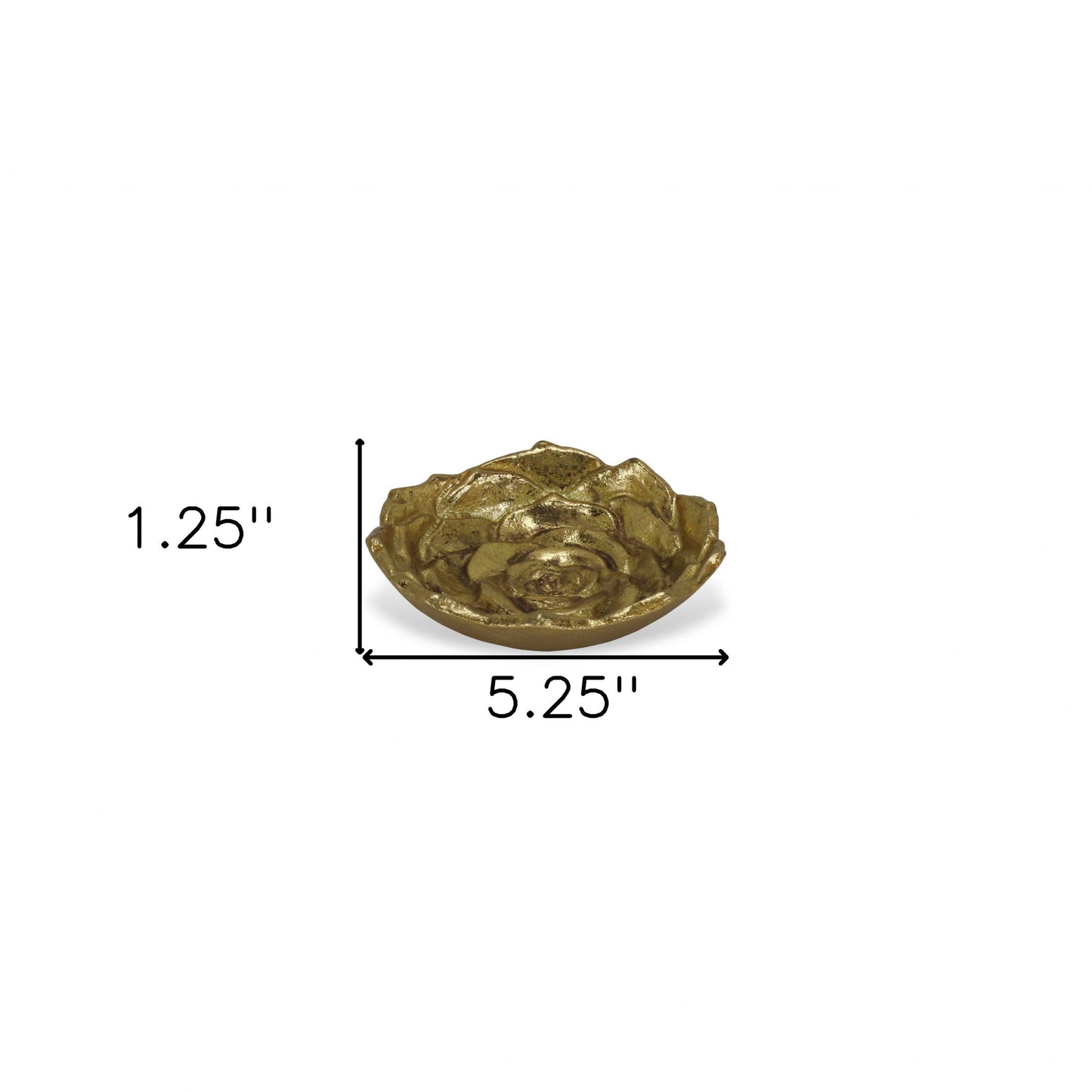 Gold Novelty Metal Handmade Tray