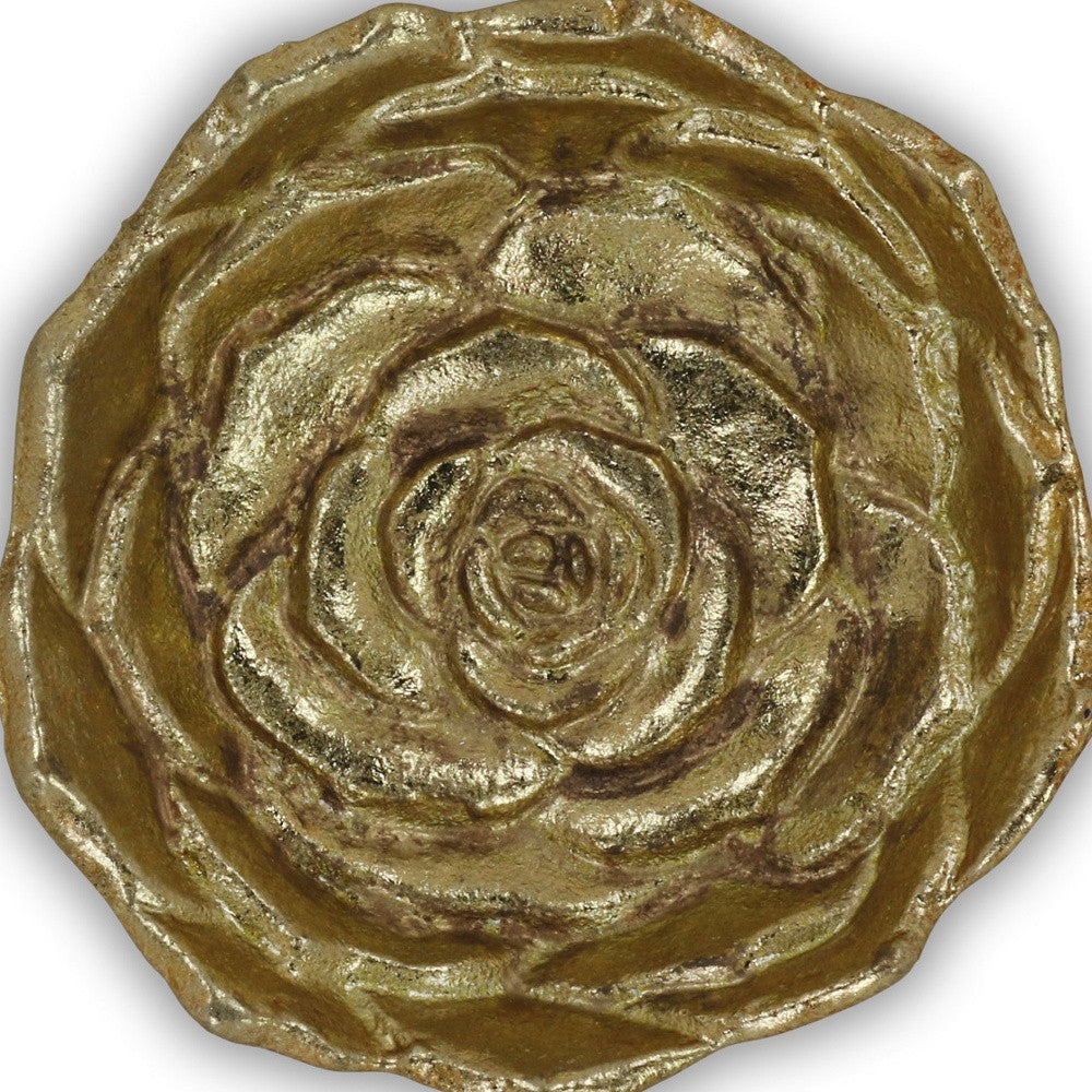 Gold Novelty Metal Handmade Tray