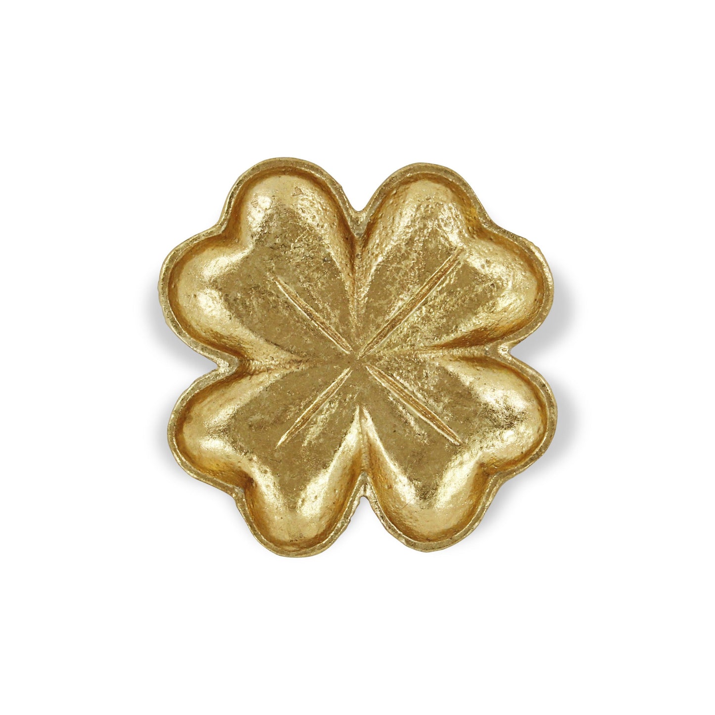 Gold Shamrock Metal Handmade Vanity Tray