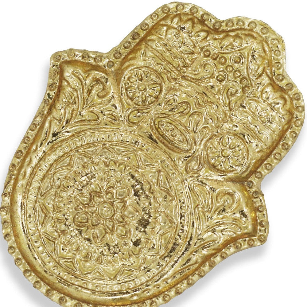 Gold Novelty Metal Handmade Tray