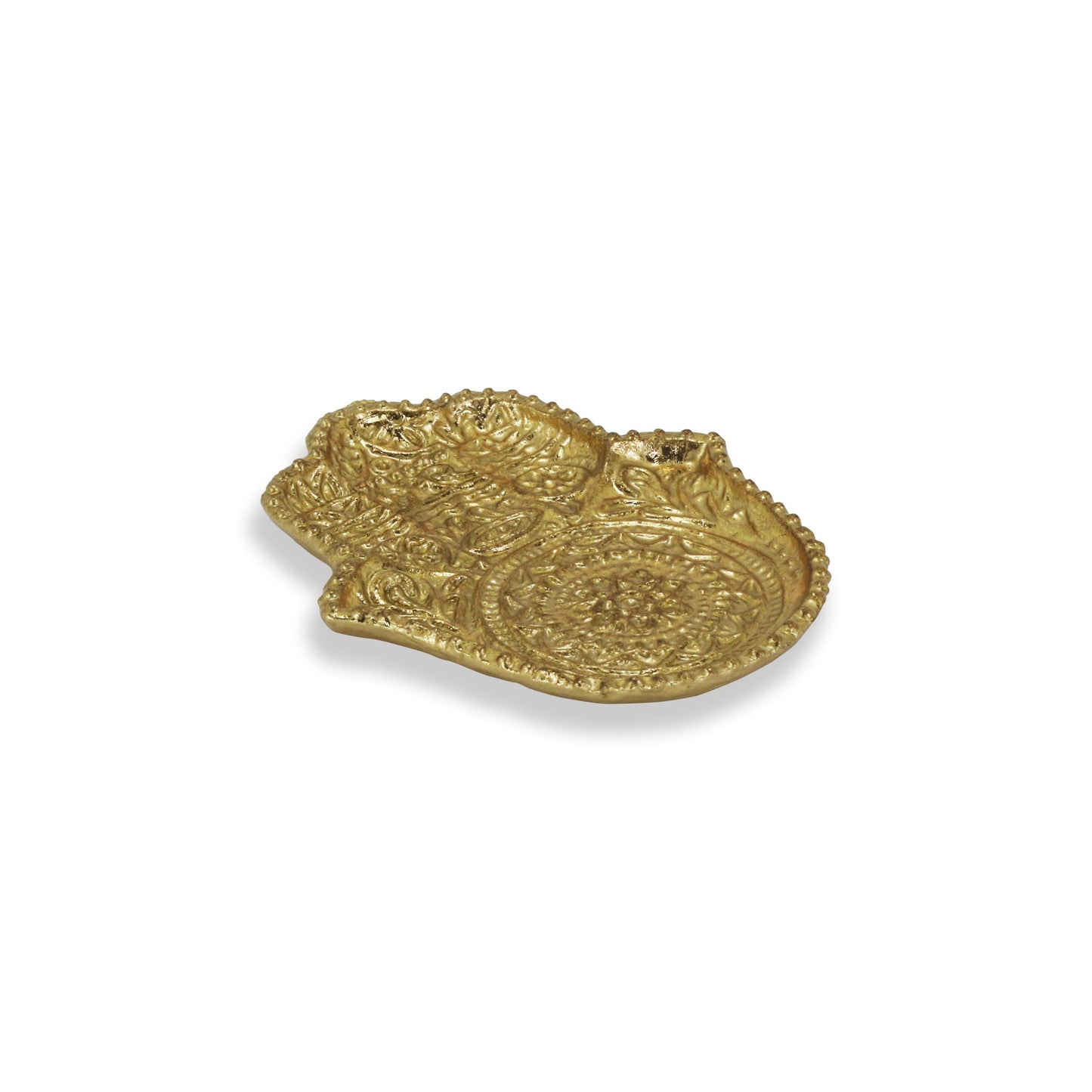 Gold Novelty Metal Handmade Tray