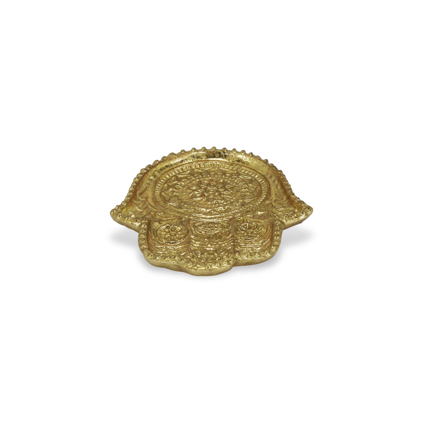 Gold Novelty Metal Handmade Tray