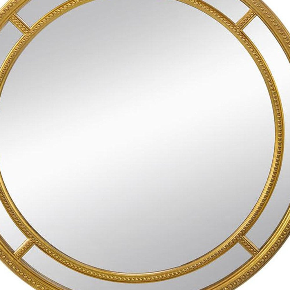 Gold Double Frame Accent Mirror
