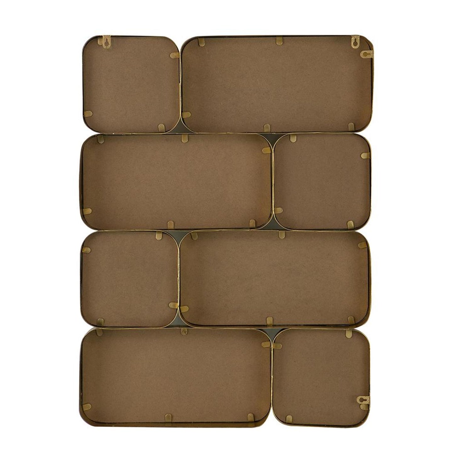Gold Iron Framed Accent Mirror