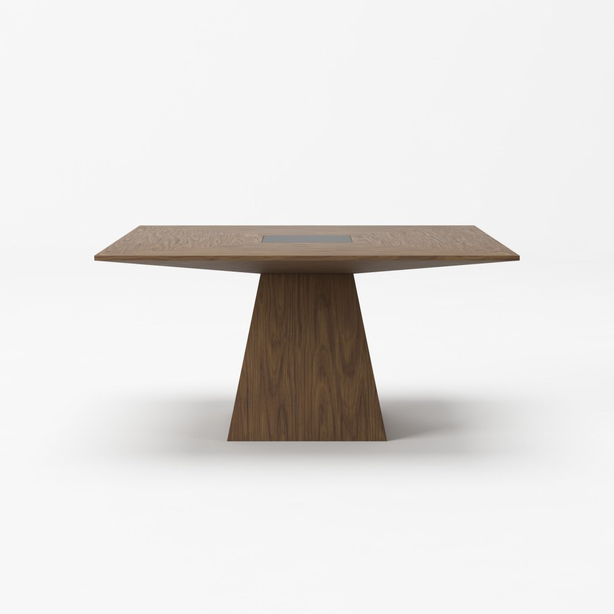 Walnut Square Solid Manufactured Wood Dining Table