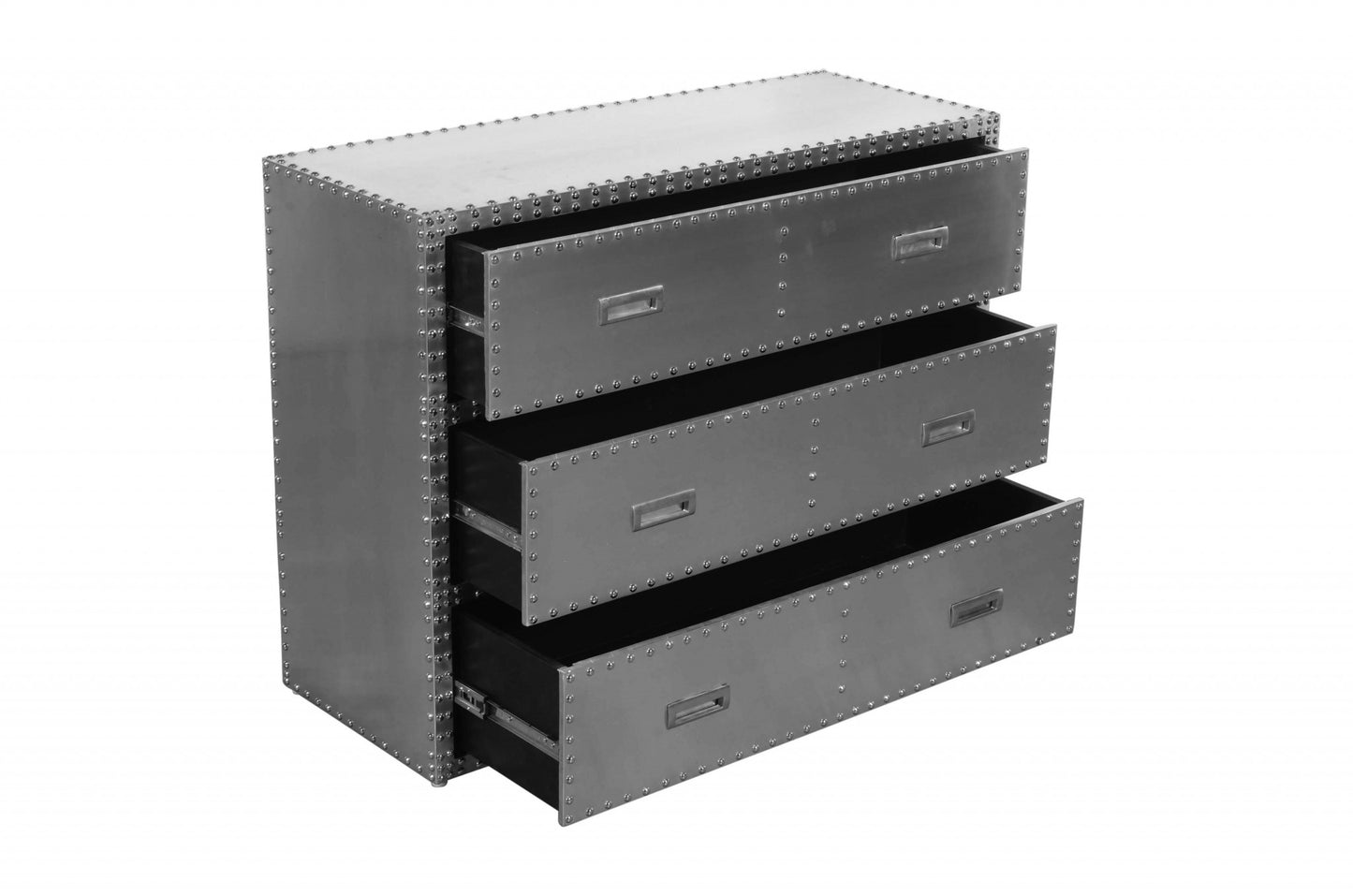 Acacia Solid Wood 3-Drawer Chest