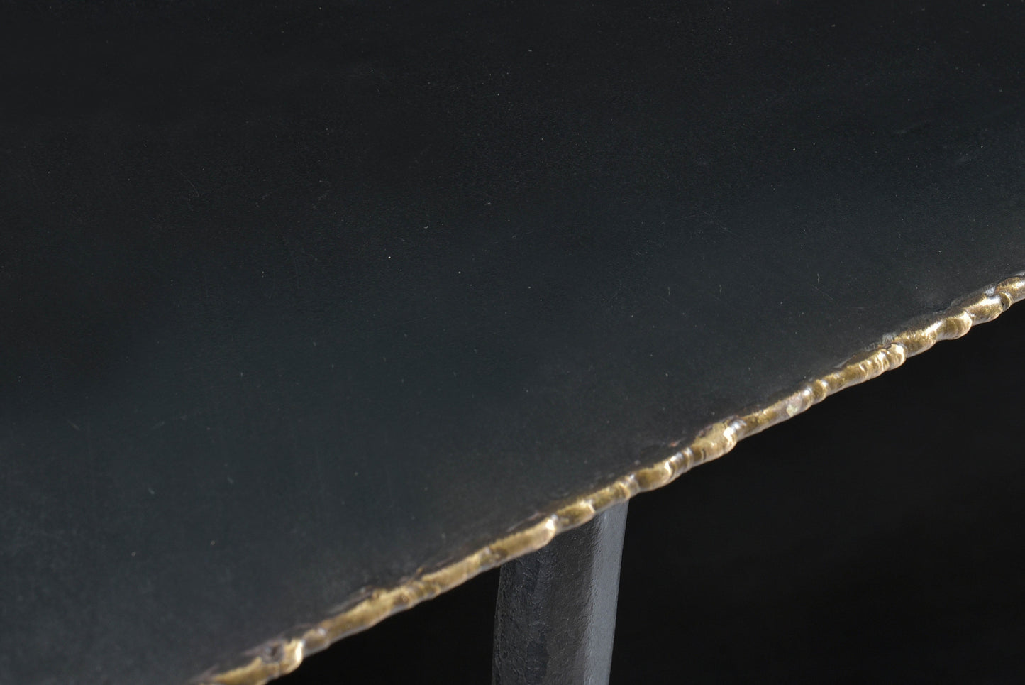 Black Iron Six Leg Console Table