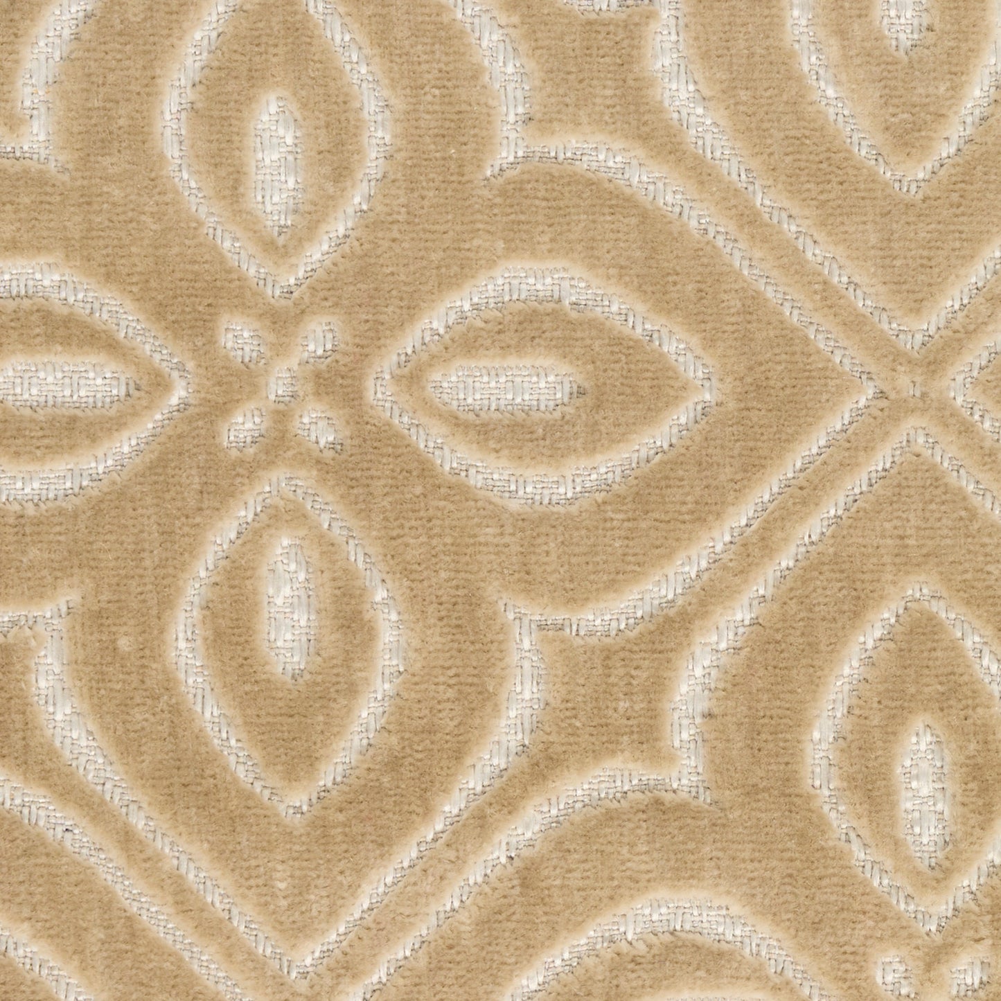 Nourison Charm Beige & Ivory Pet Friendly Machine Washable Rug - Swatch