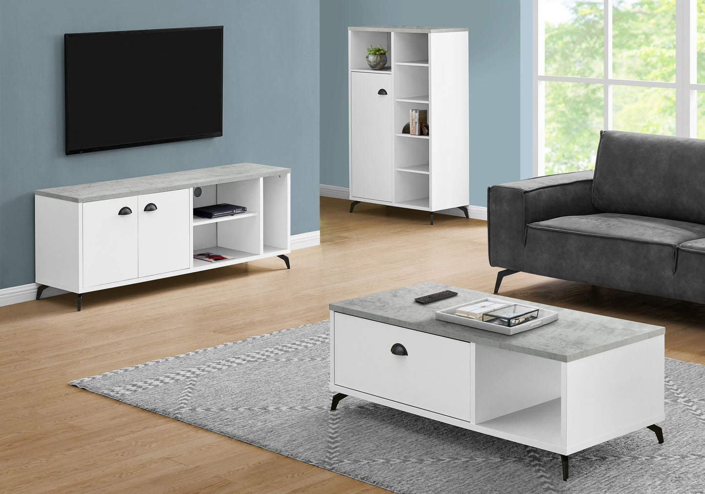 White Media Console