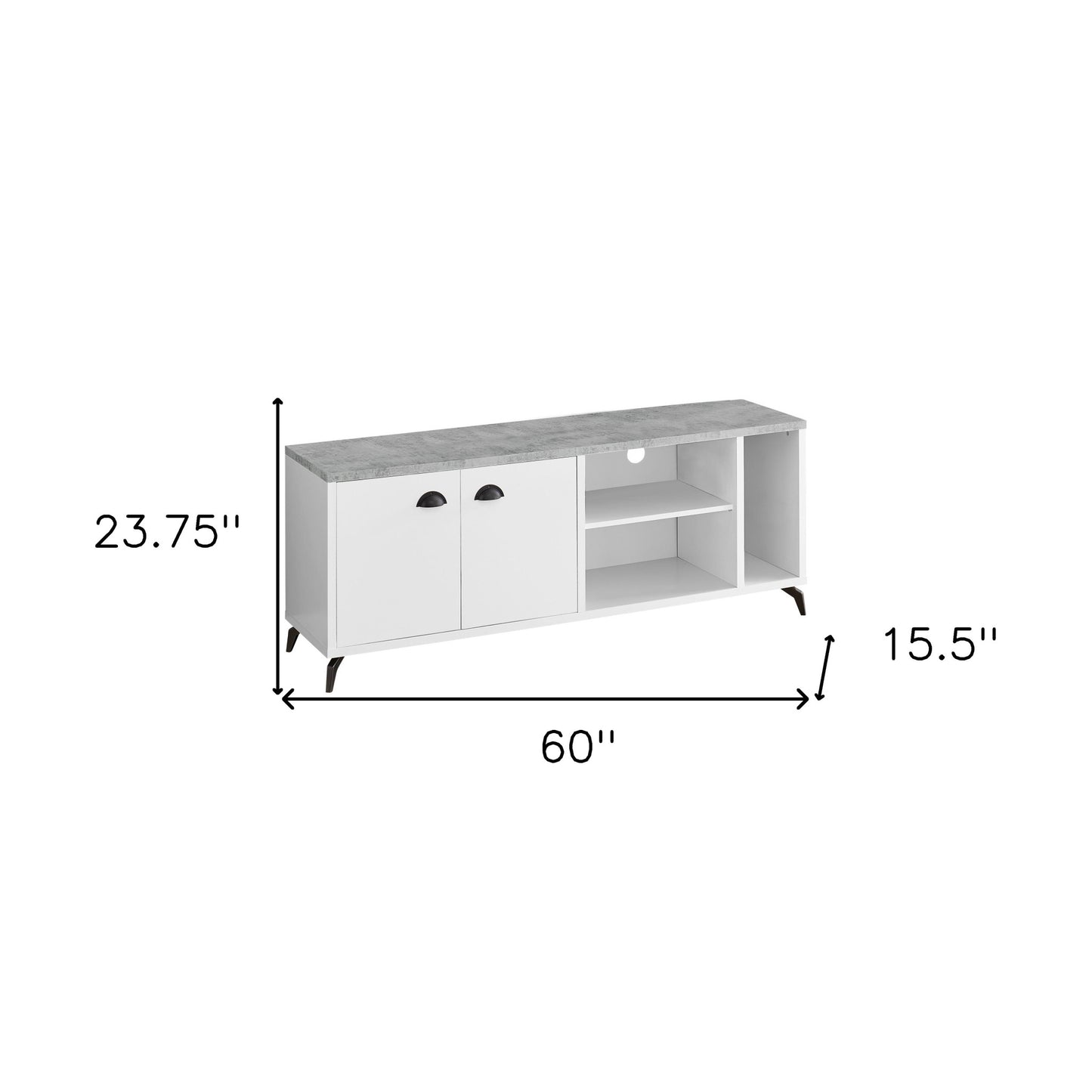 White Media Console