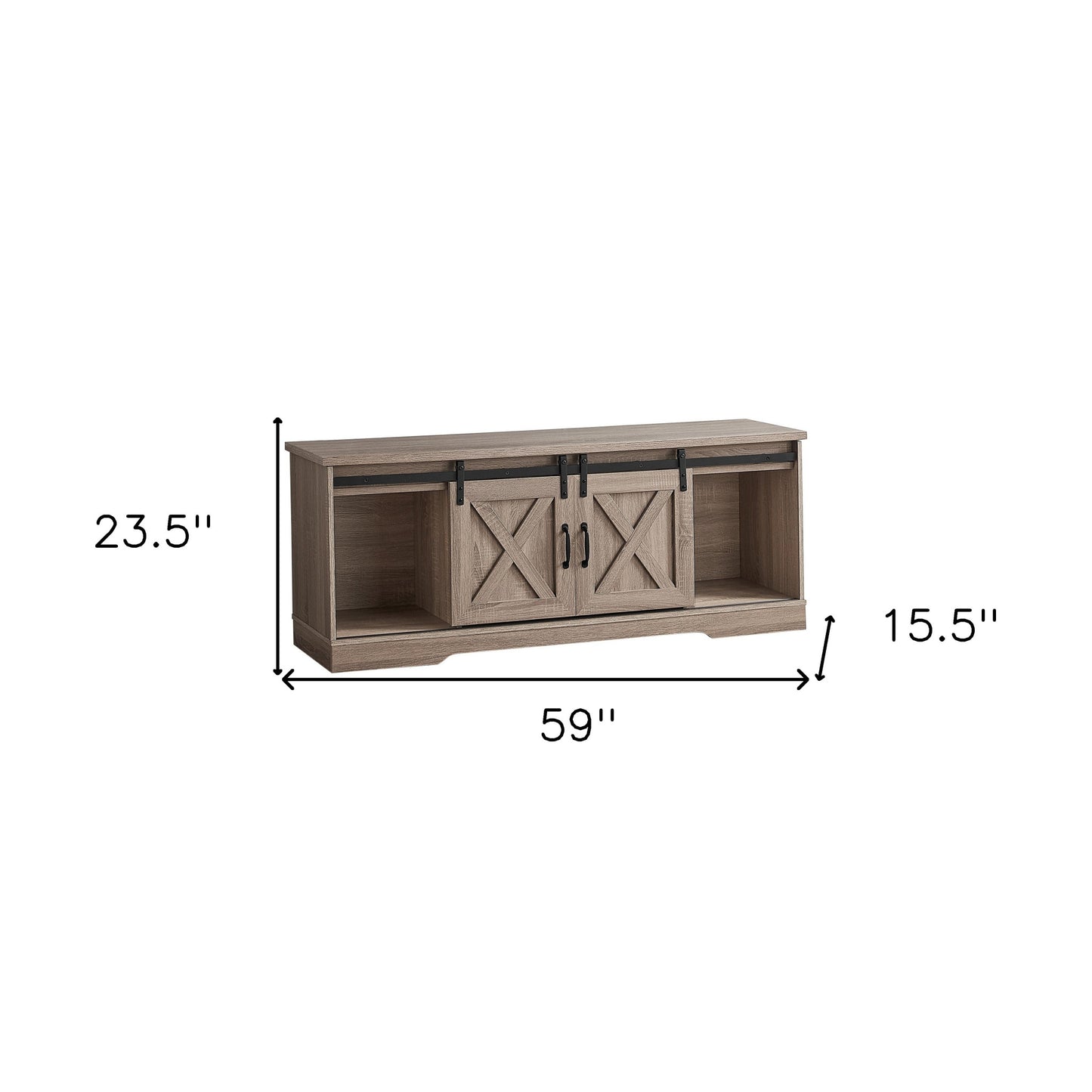 Deep Taupe Media Console