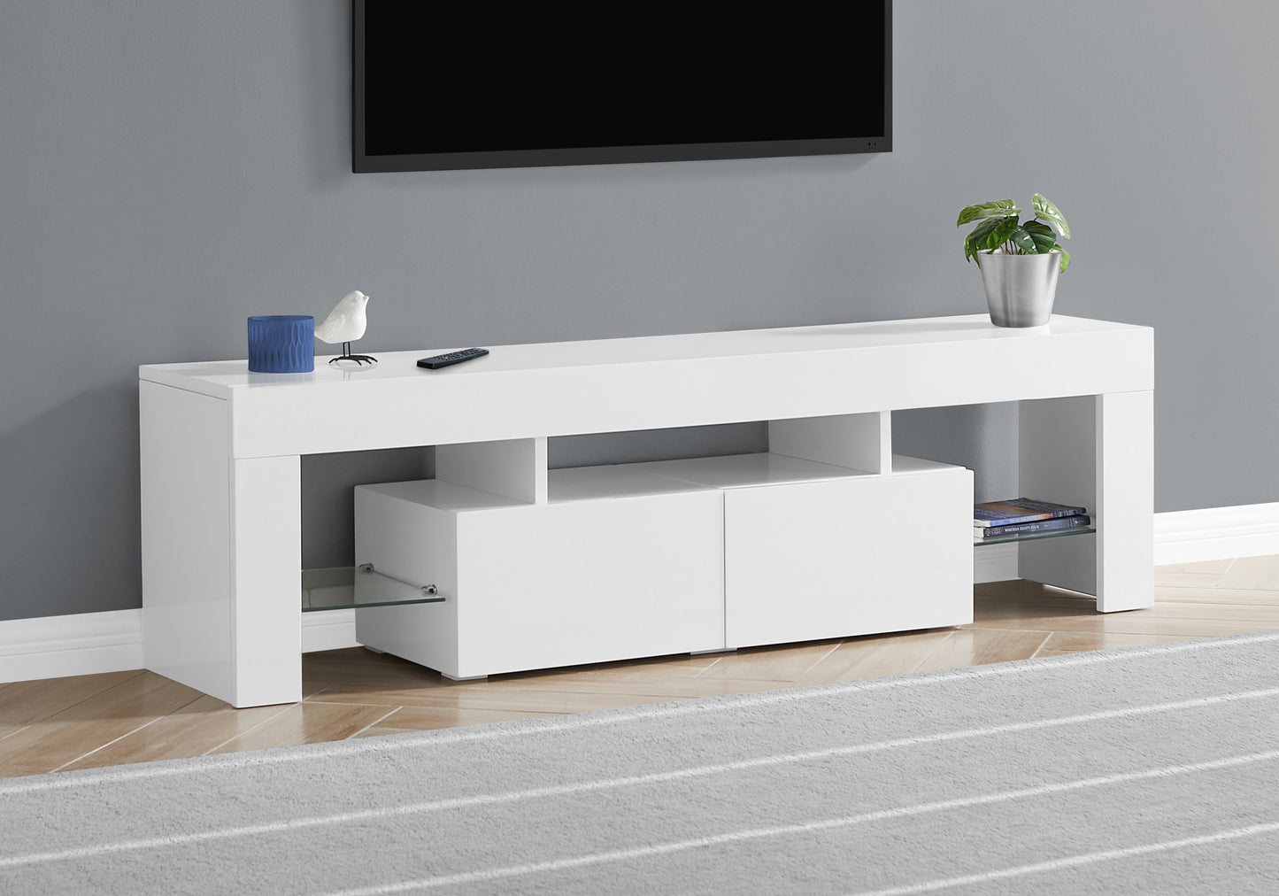 White Media Console