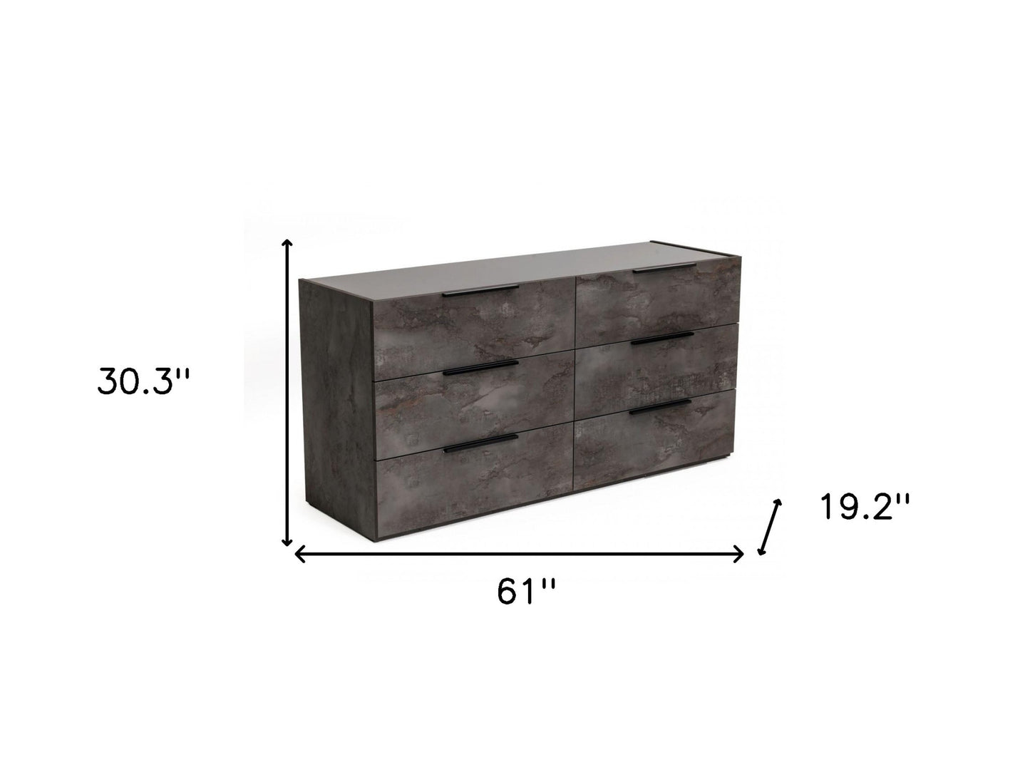 Solid Wood 5-Drawer Dresser