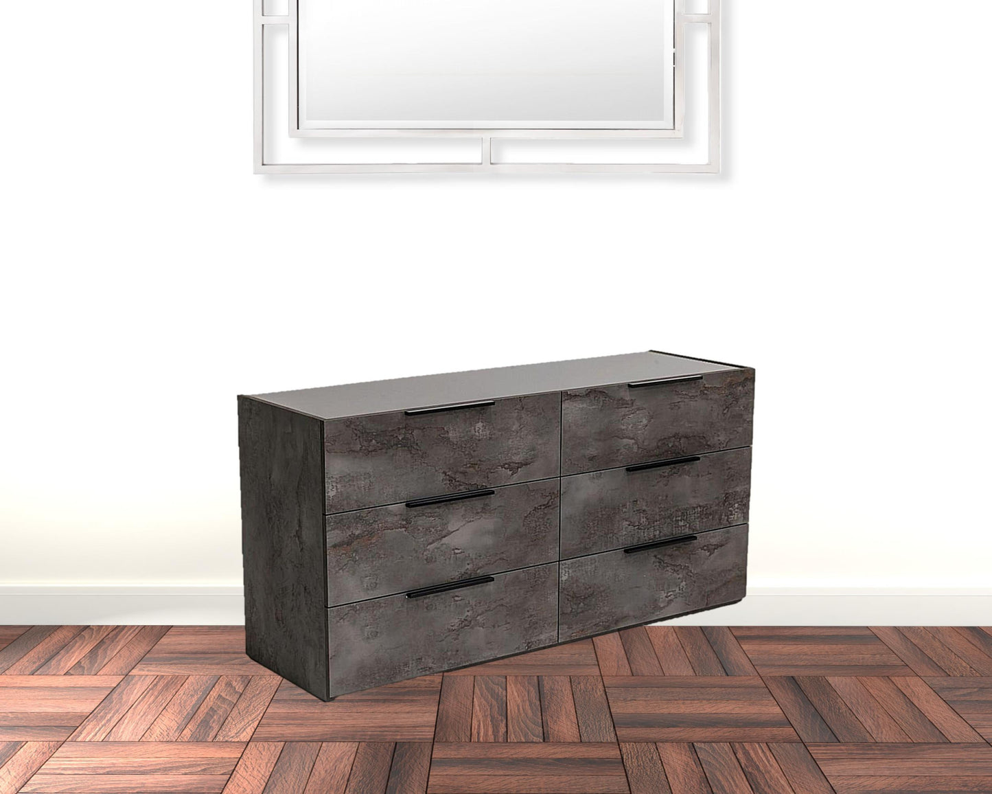 Solid Wood 5-Drawer Dresser