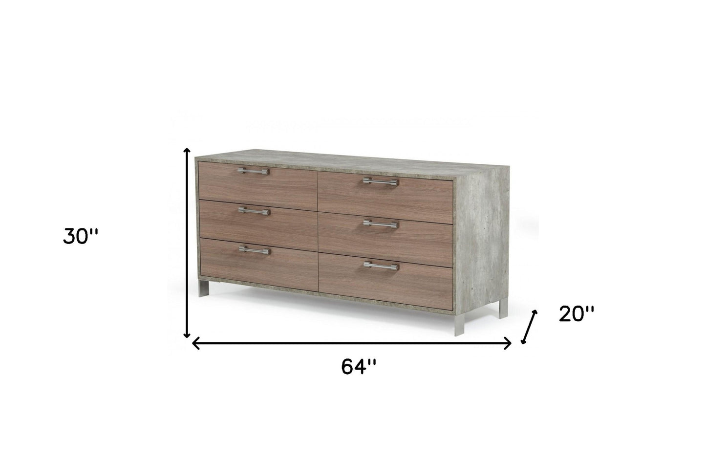 Gold Solid Wood Dresser