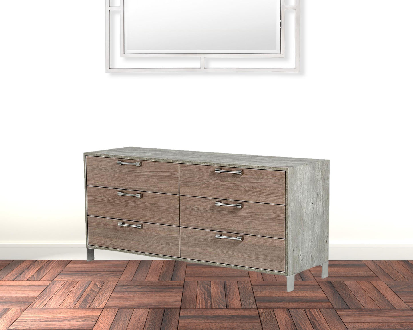 Gold Solid Wood Dresser