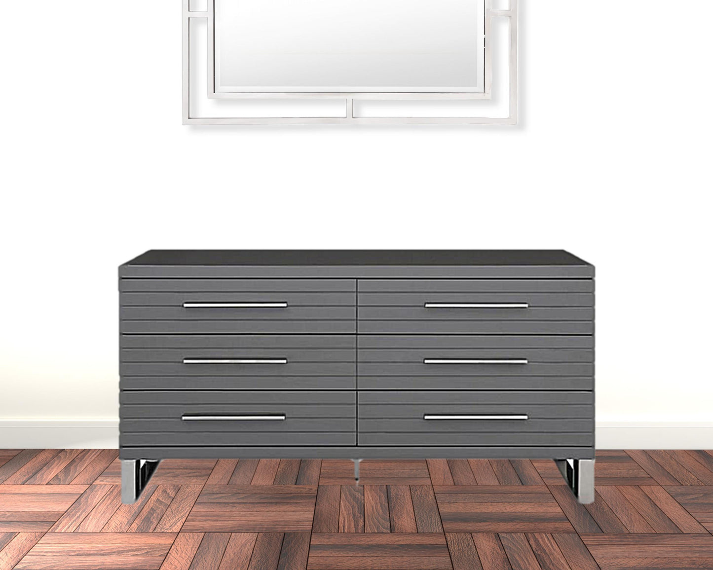 White Double Dresser