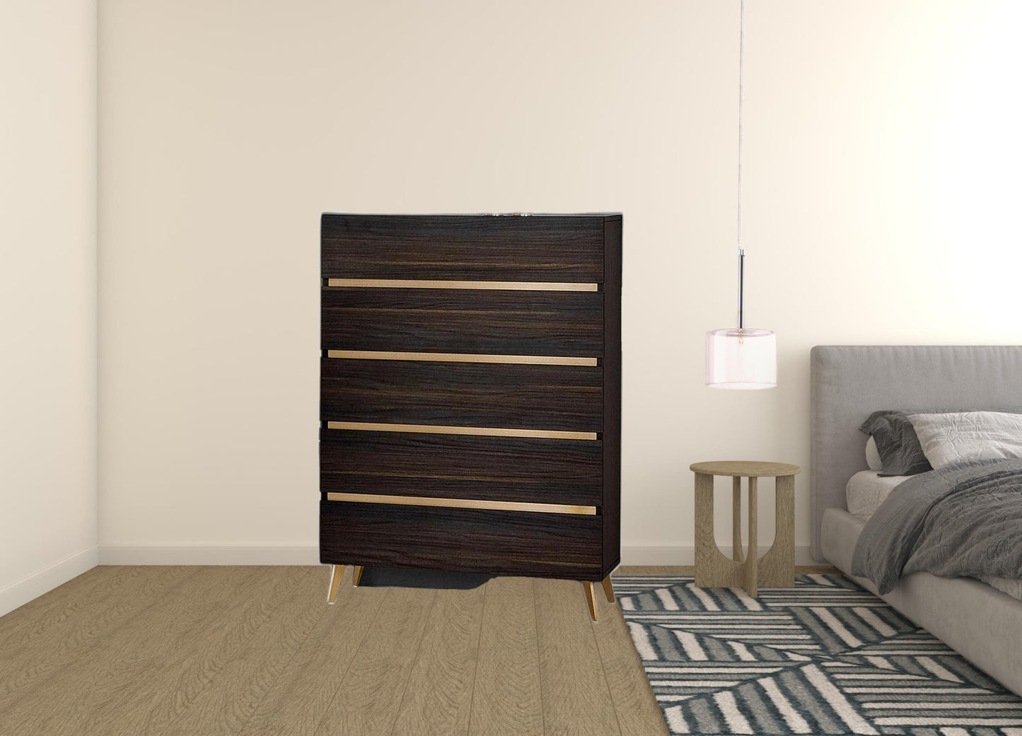 Antique White Wood Chest