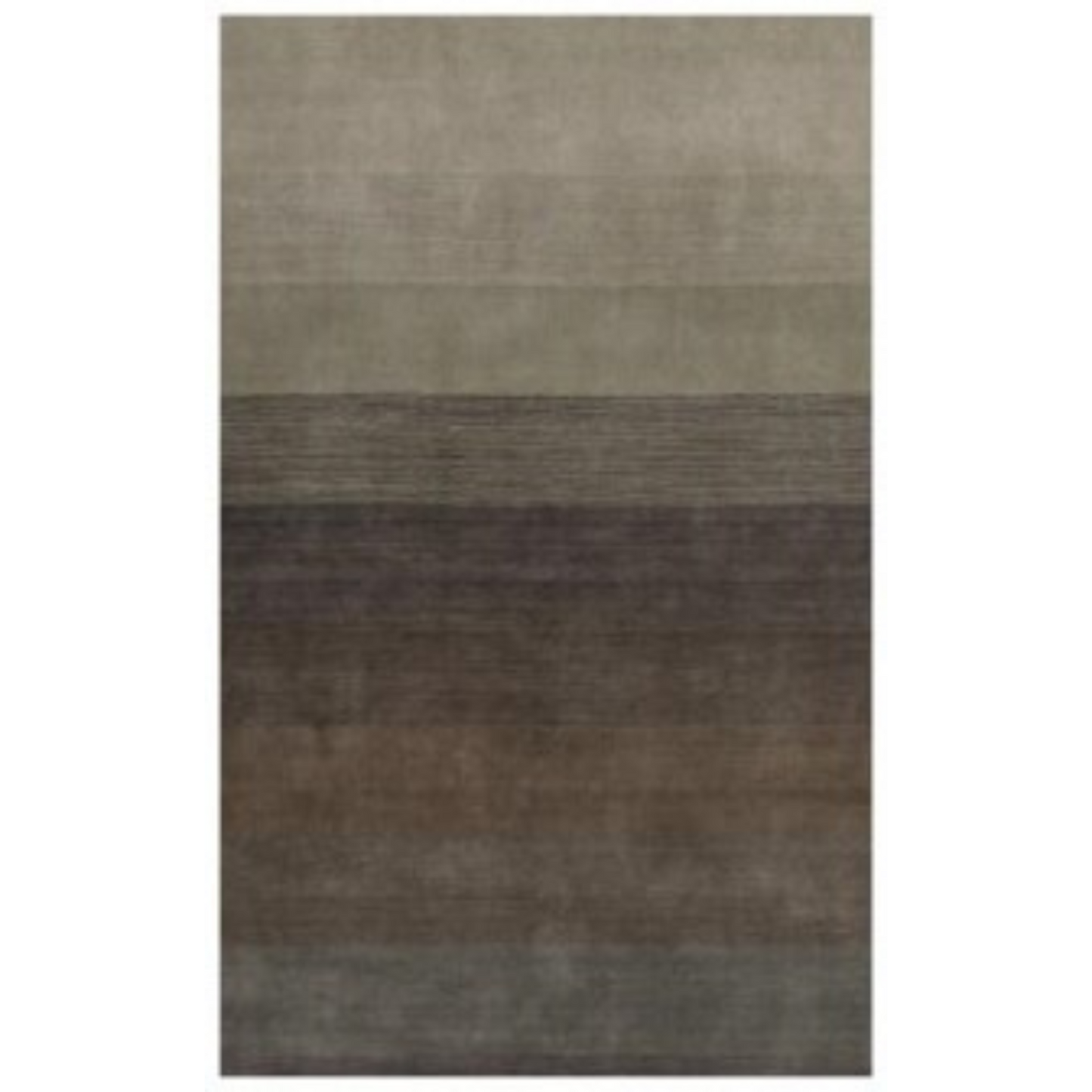 8 x 10 Expresso & Brown Hand Loomed Rug