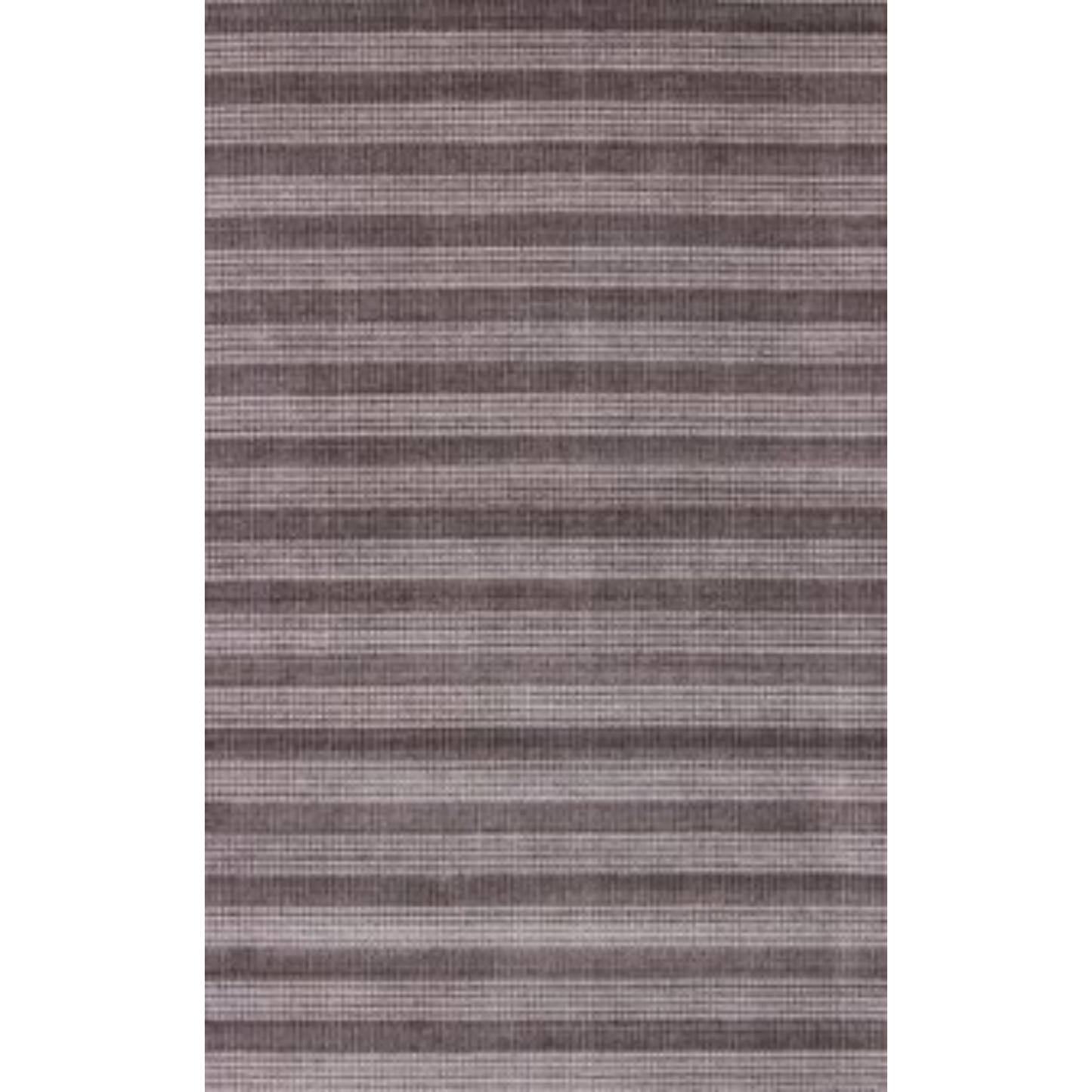 9 x 12 Rust & White Striped Hand Loomed Rug