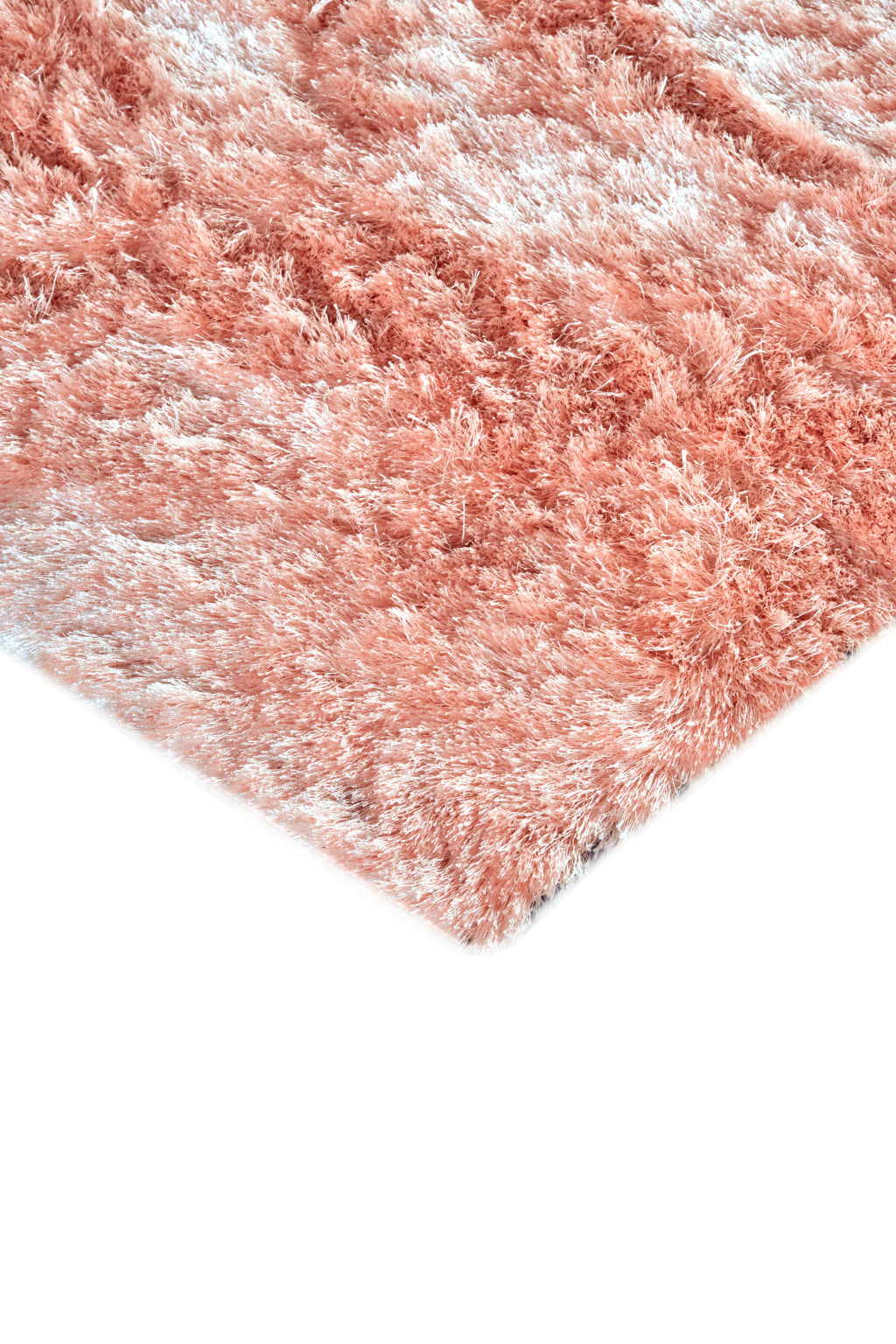 8 x 10 Pink Shag Tufted Handmade Rug