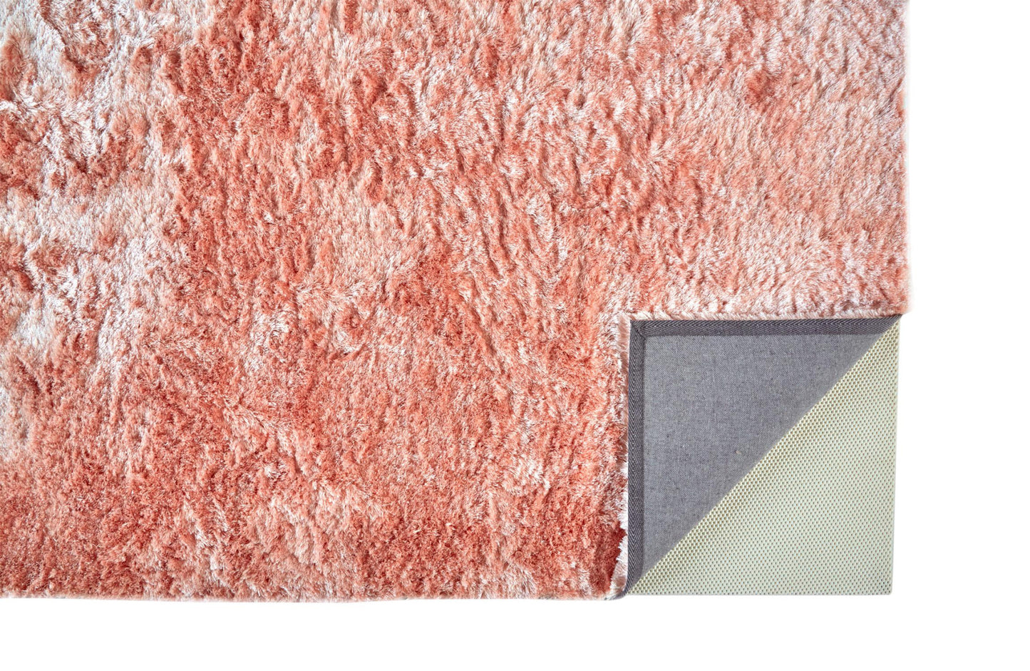 8 x 10 Pink Shag Tufted Handmade Rug