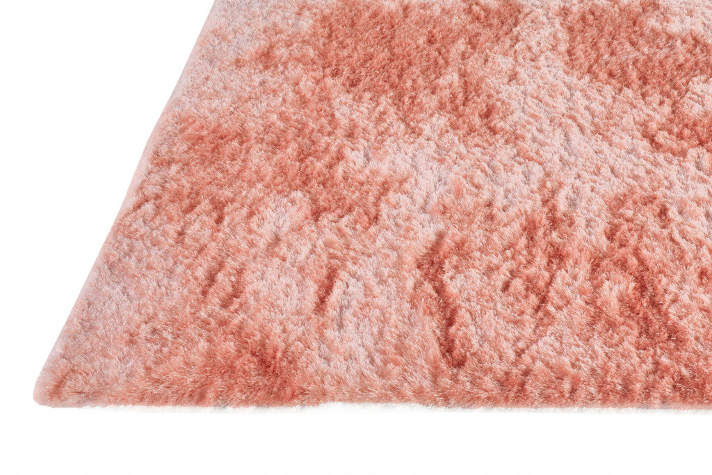 8 x 10 Pink Shag Tufted Handmade Rug