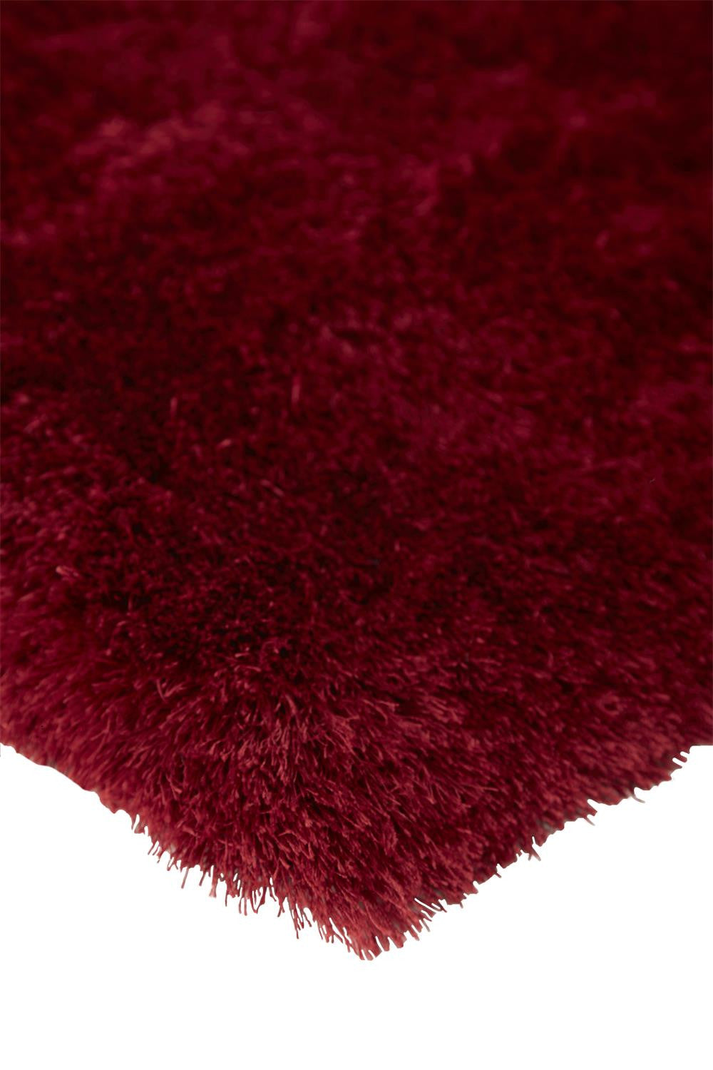 8 x 10 Red & Purple Shag Tufted Handmade Rug