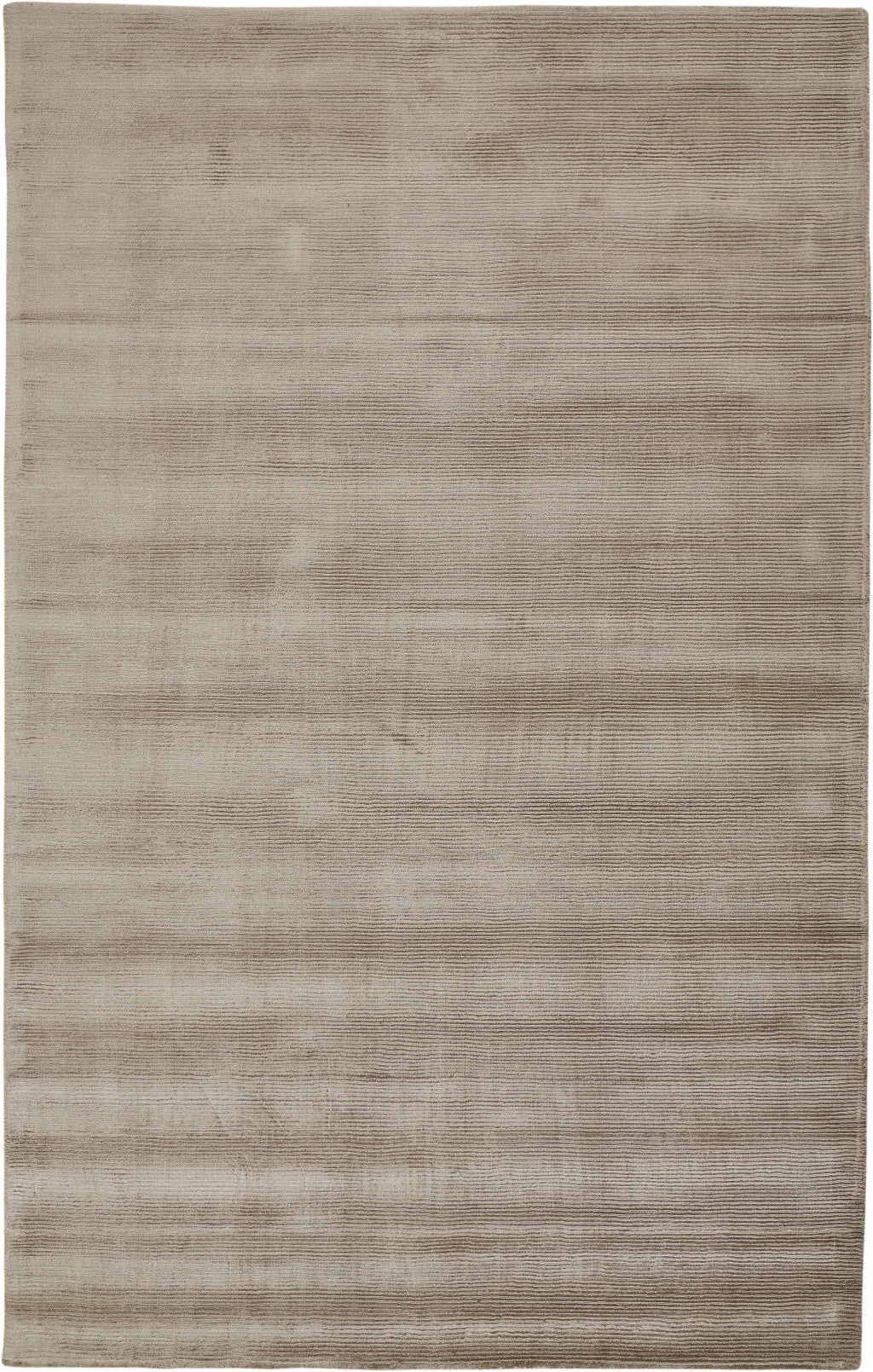 10 x 13 Tan Ivory & Taupe Hand Woven Rug