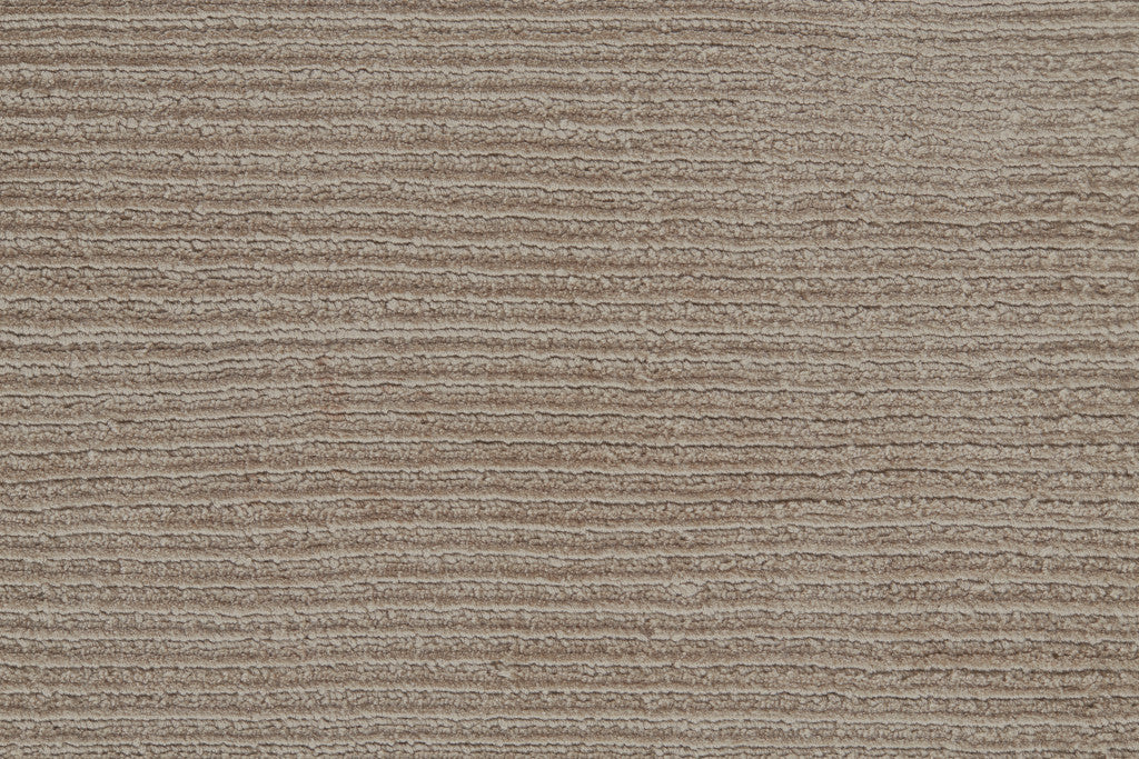 10 x 13 Tan Ivory & Taupe Hand Woven Rug