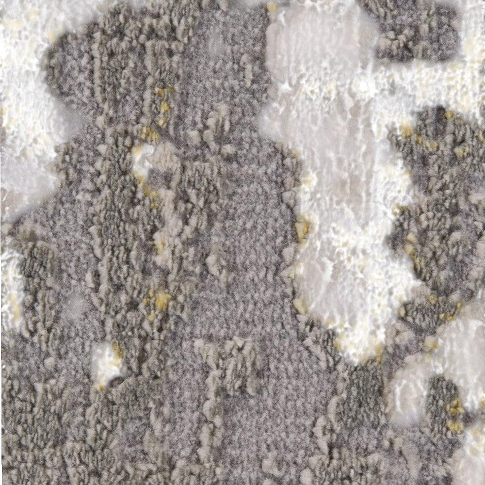 12 x 15 Gray & Gold Rug