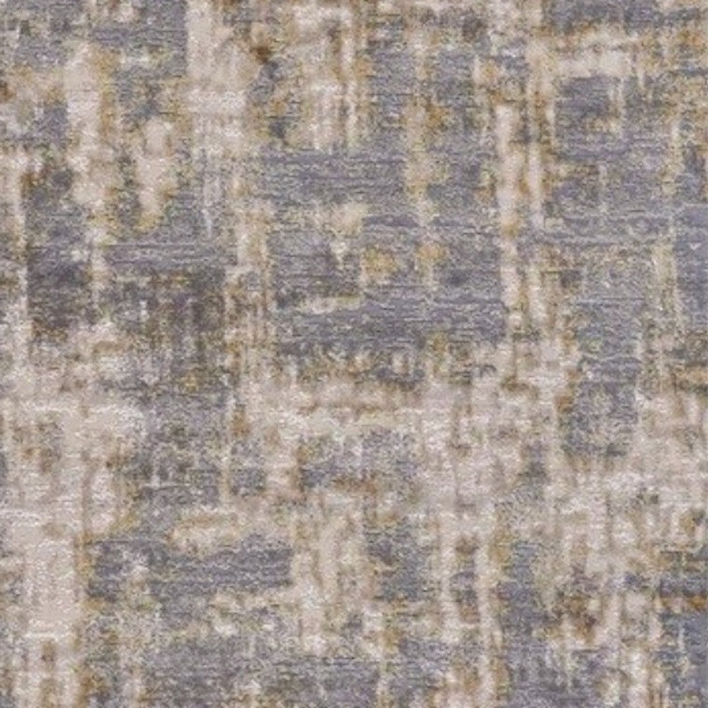12 x 15 Gray & Gold Rug