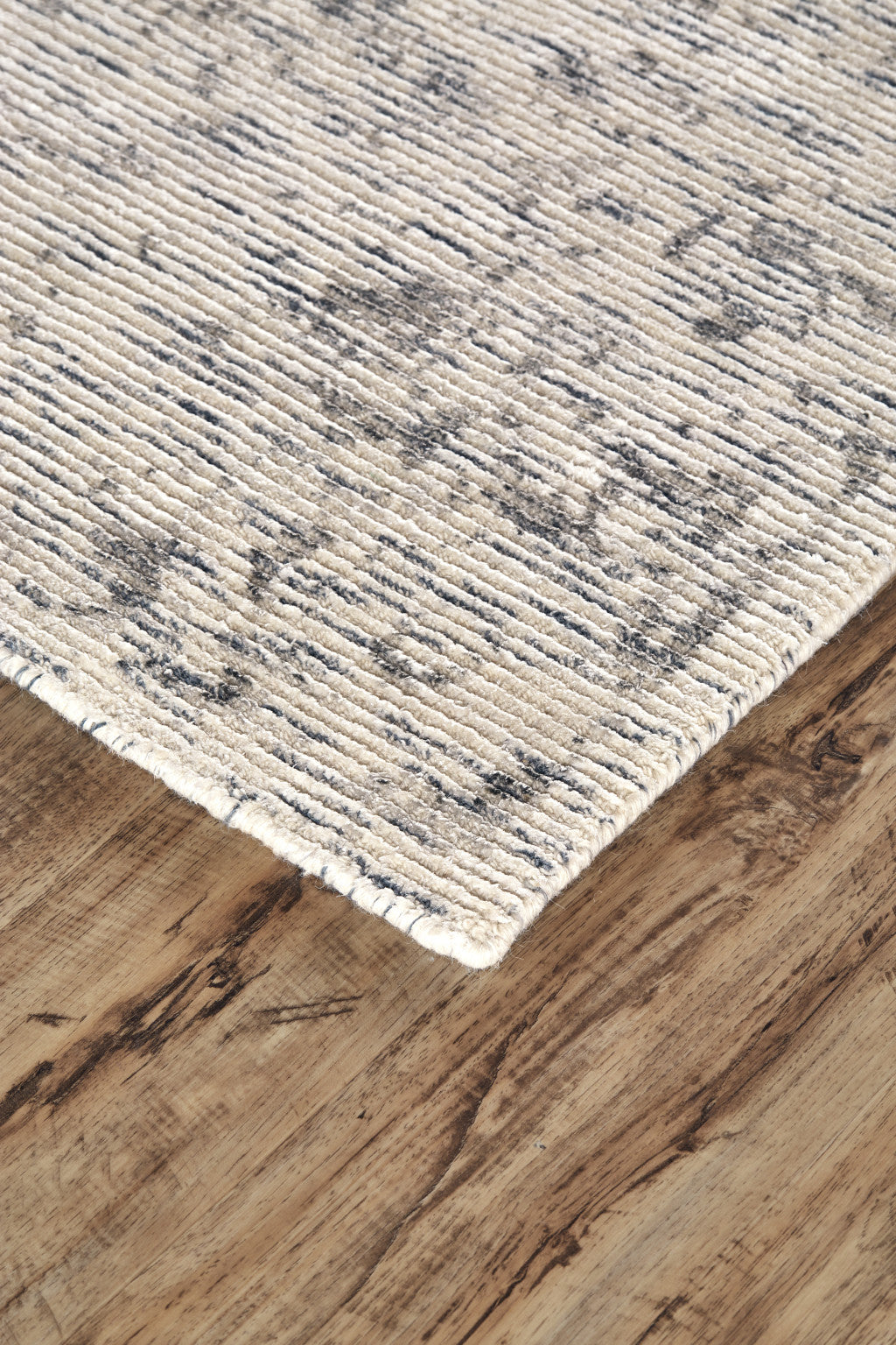 10 x 13 Ivory & Gray Hand Woven Rug