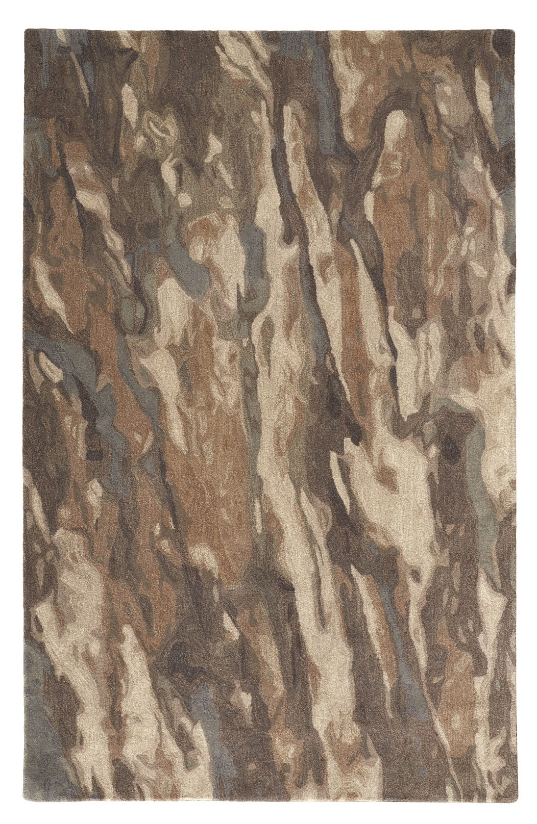 9 x 12 Green & Ivory Wool Hand Tufted Rug