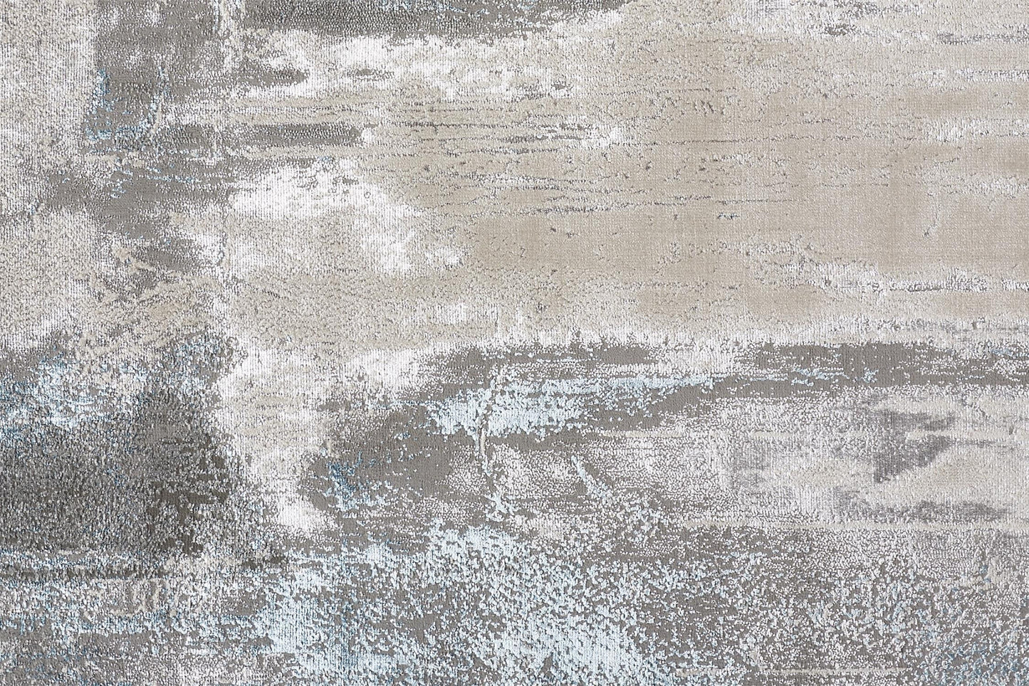 10 x 13 Gray Ivory & Blue Stain Resistant Rug