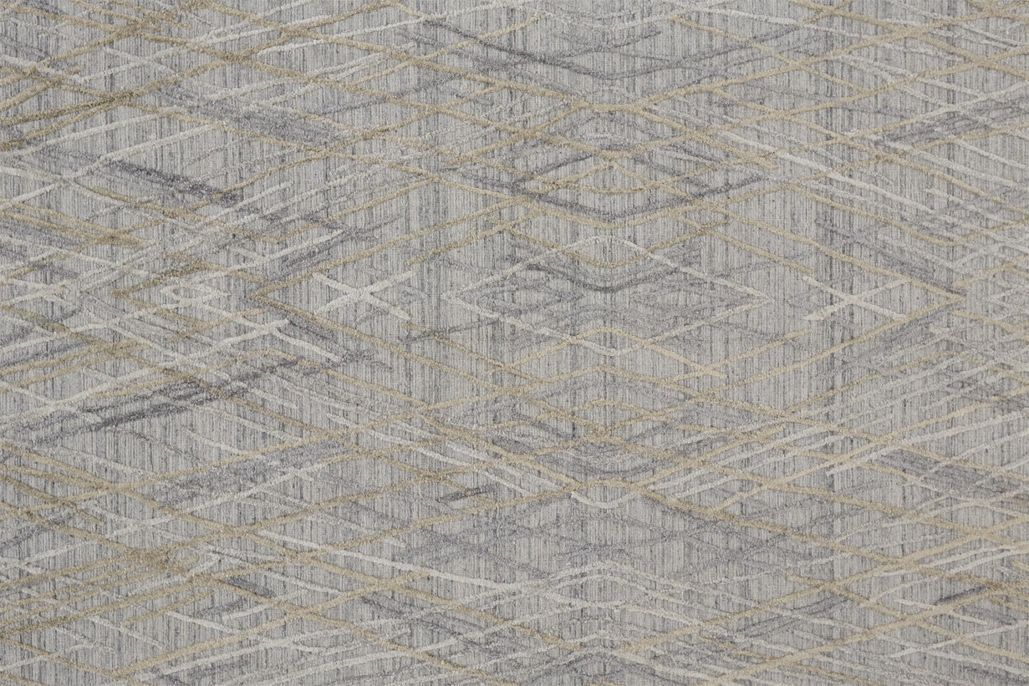12 x 15 Gray & Ivory Hand Woven Rug