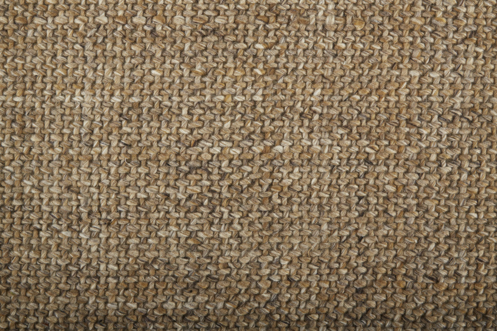 8 x 10 Brown Hand Woven Rug