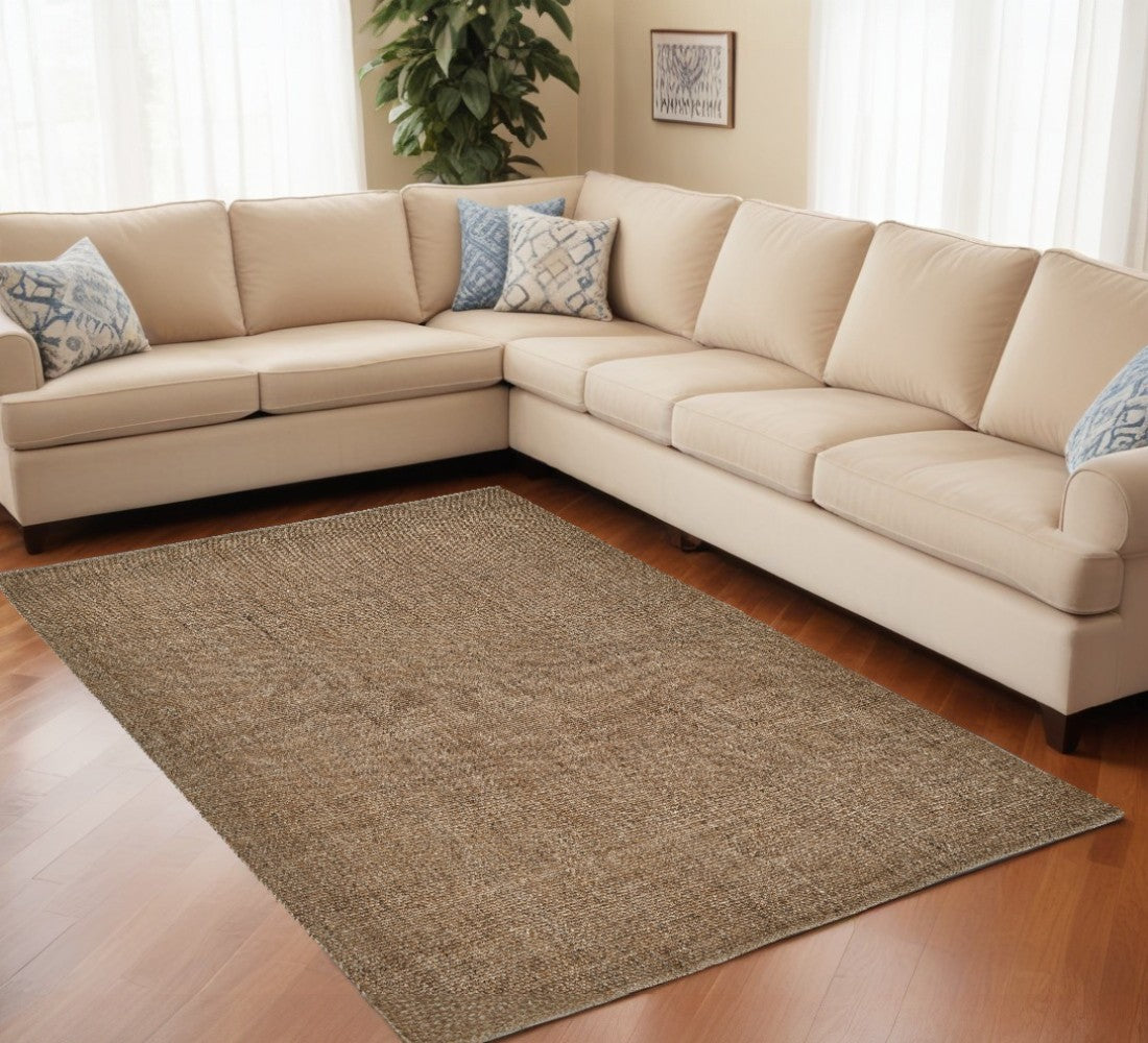 12 x 15 Brown Hand Woven Rug