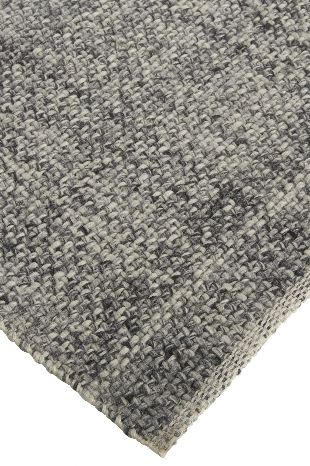 9 x 12 Gray Hand Woven Rug