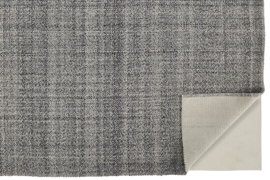 9 x 12 Gray Hand Woven Rug