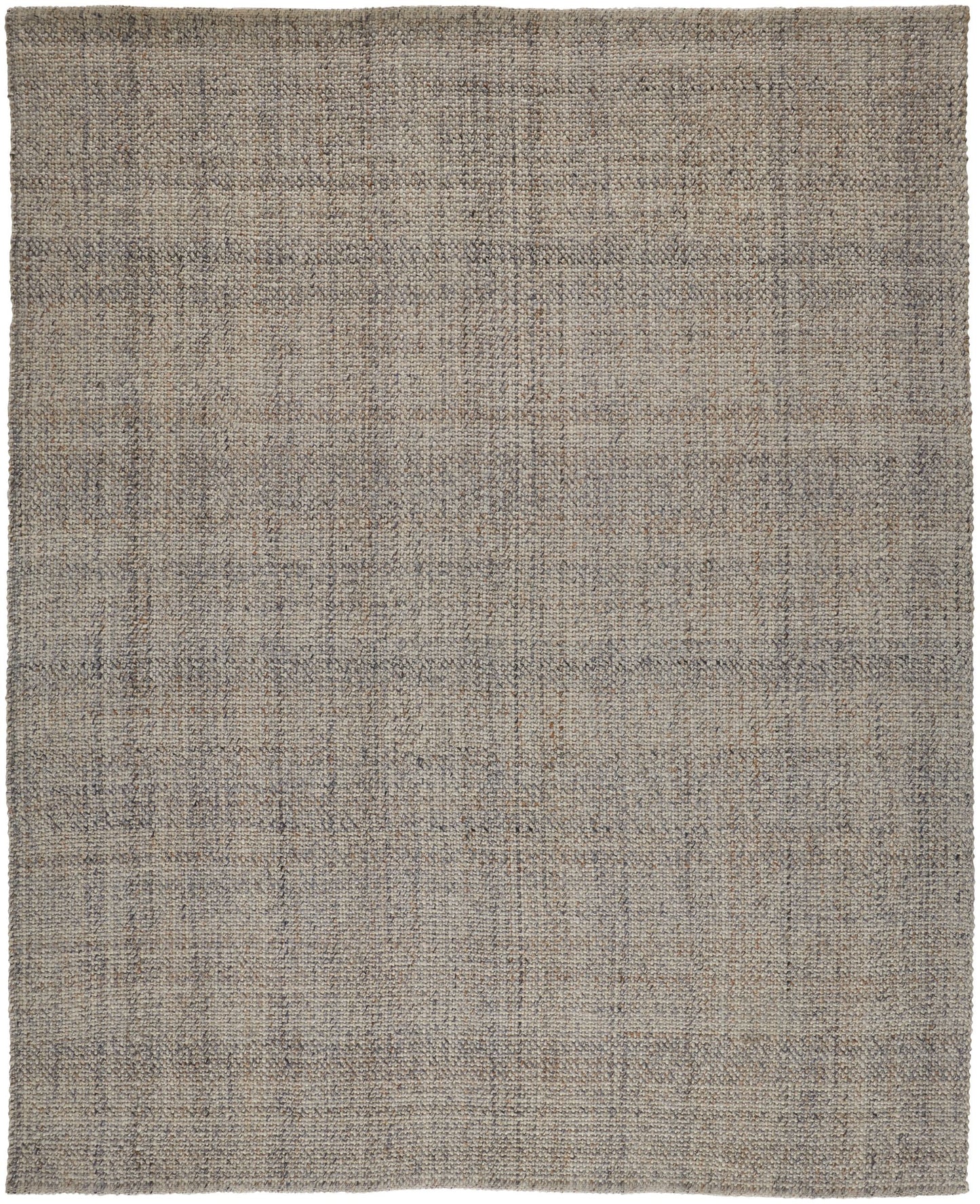 9 x 12 Beige & Gray Hand Woven Rug
