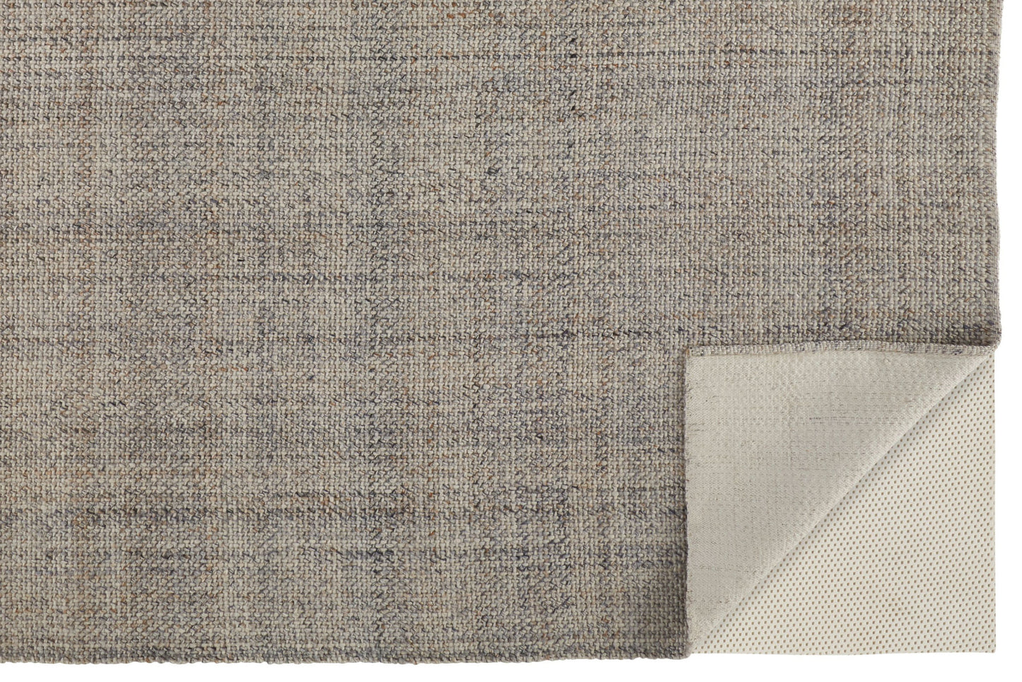9 x 12 Beige & Gray Hand Woven Rug
