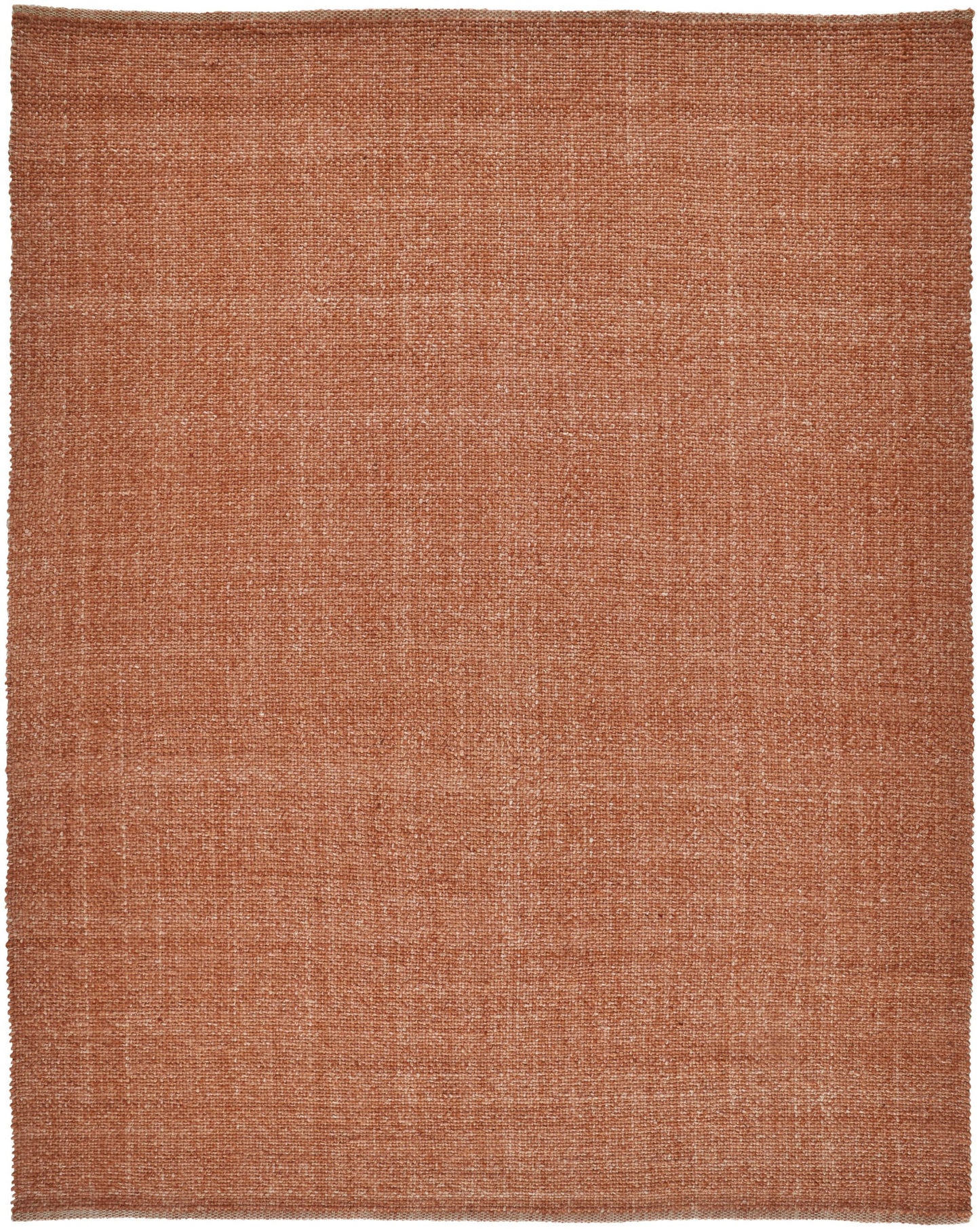 8 x 10 Orange Hand Woven Rug