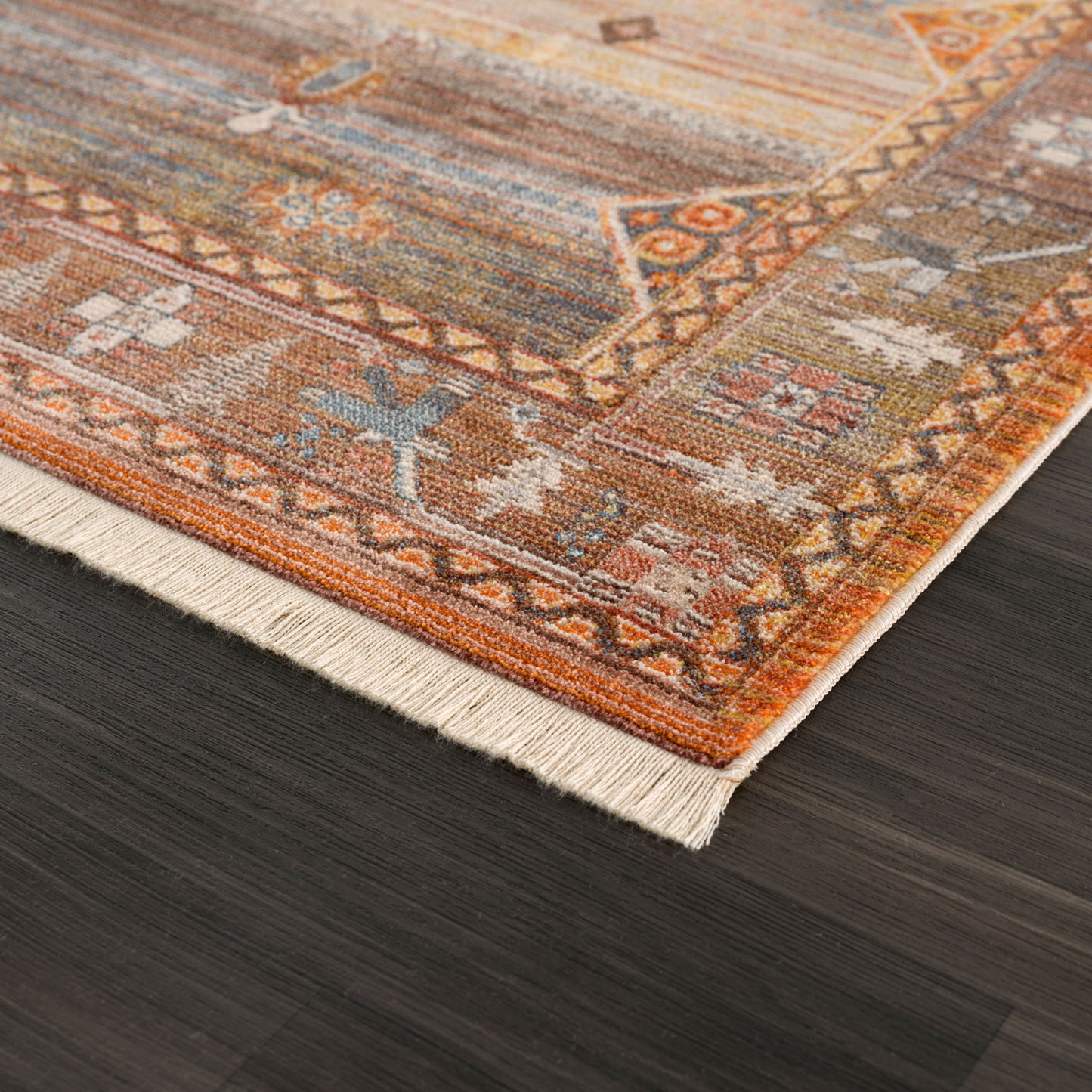 8 x 10 Brown Southwestern Rug