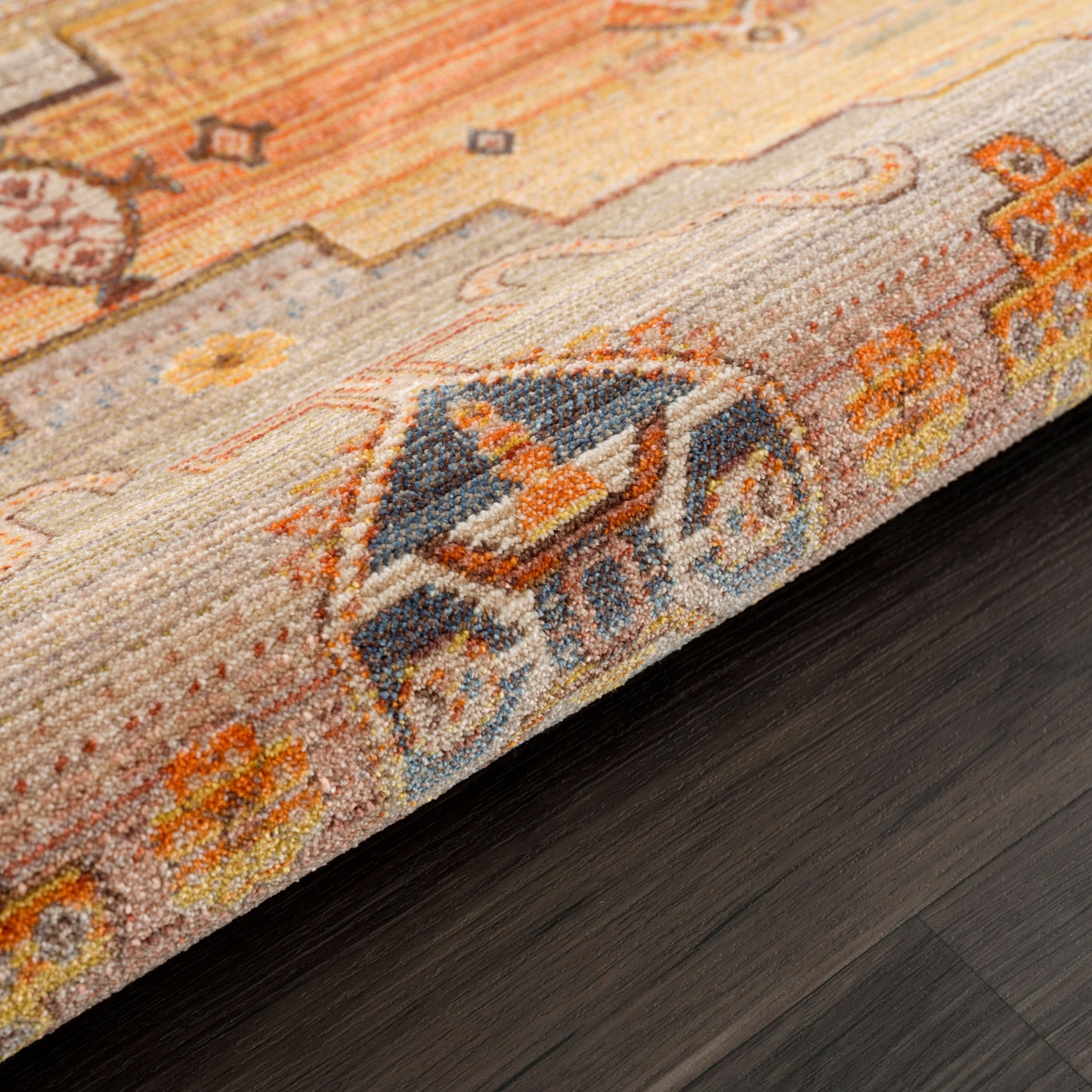 8 x 10 Brown Southwestern Rug
